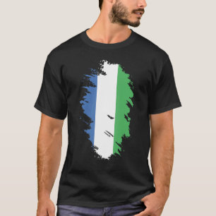 National Flag of Sierra Leone souvenir for men wo T-Shirt