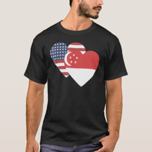 National Flag of Singapore souvenir for men women T-Shirt
