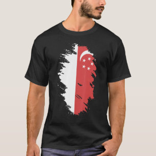 National Flag of Singapore souvenir for men women T-Shirt