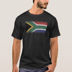 National Flag of South Africa souvenir  for men wo T-Shirt