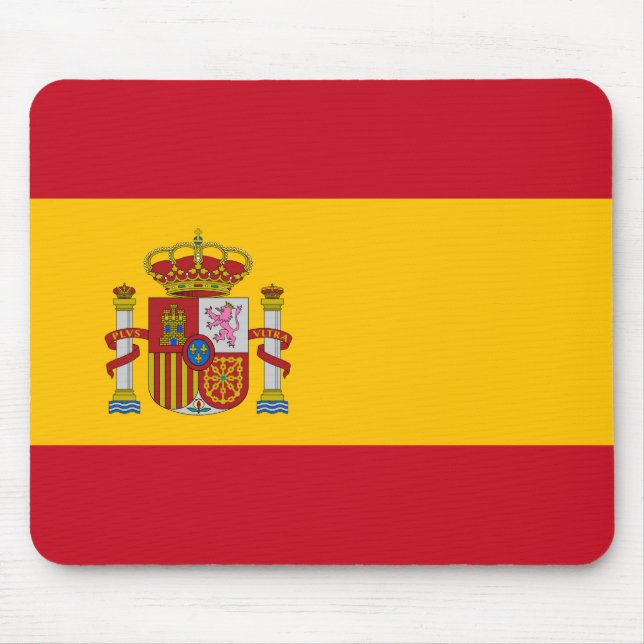 National Flag of Spain Mouse Pad (Front)
