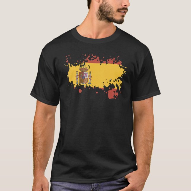 National Flag of Spain souvenir   for men women T-Shirt (Front)