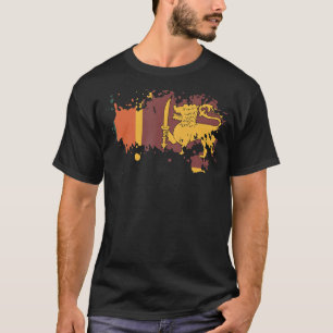 National Flag of Sri Lanka souvenir for men wome T-Shirt