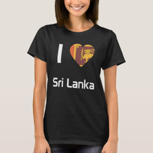 National Flag of Sri Lanka souvenir for men women T-Shirt
