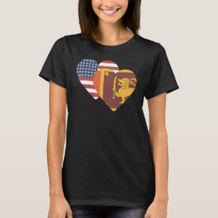 National Flag of Sri Lanka souvenir for men women T-Shirt