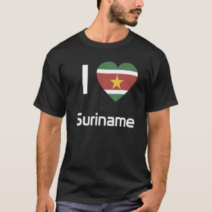 National Flag of Suriname souvenir for men women T-Shirt