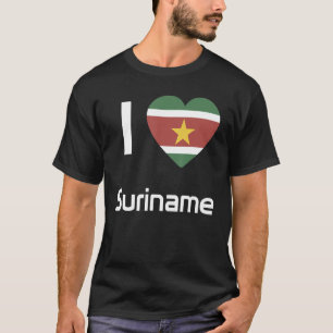 National Flag of Suriname souvenir for men women T-Shirt