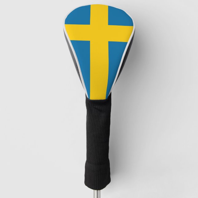 National Flag of Sweden Golf Head Cover (Front)