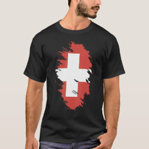 National Flag of Switzerland souvenir for men wome T-Shirt