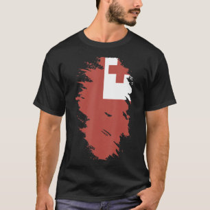 National Flag of Tonga souvenir   for men women T-Shirt