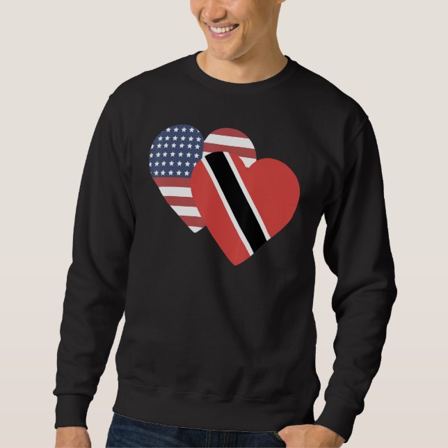 National Flag of Trinidad souvenir   for men women Sweatshirt (Front)