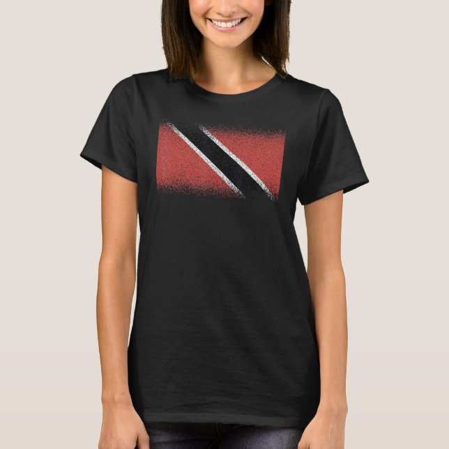 National Flag of Trinidad souvenir  for men women  T-Shirt (Front)