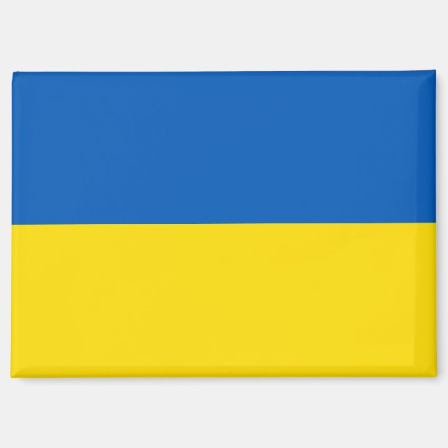 National Flag of Ukraine Rectangle magnet  (Front)