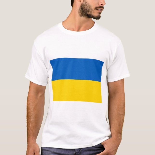 National Flag of Ukraine / Yкраїна T-Shirt (Front)