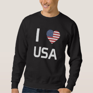 National Flag of USA souvenir for men women 1 Sweatshirt