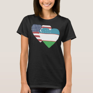 National Flag of Uzbekistan souvenir for men wom T-Shirt