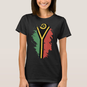 National Flag of Vanuatu souvenir for men women 3 T-Shirt