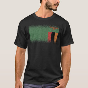 National Flag of Zambia souvenir  for men women 1 T-Shirt