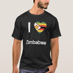 National Flag of Zimbabwe souvenir  for men women T-Shirt