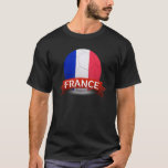 National France Flag French Football Fan Soccer Te T-Shirt<br><div class="desc">National France Flag French Football Fan Soccer Team.</div>