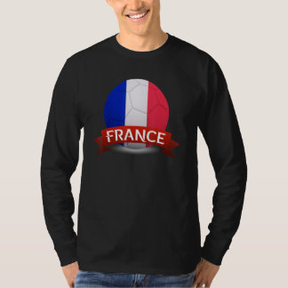 National France Flag French Football Fan Soccer Te T-Shirt