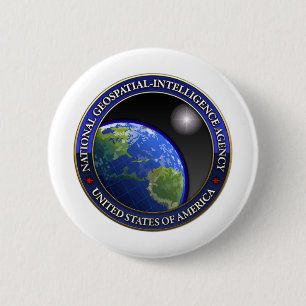 National Geospatial-Intelligence Agency (NGA) 6 Cm Round Badge