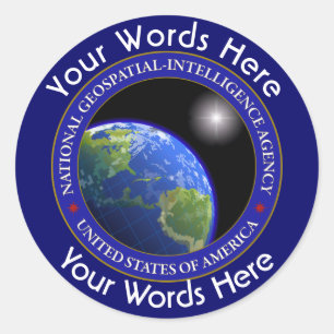 National Geospatial Intelligence Custom Sticker