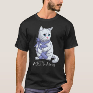 National GERD Awareness Month Periwinkle Ribbon Cu T-Shirt