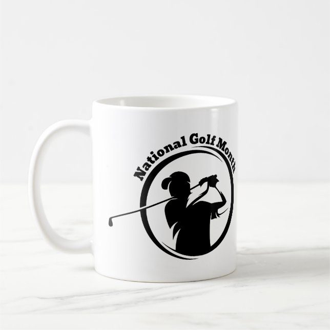National Golf Month Coffee Mug (Left)