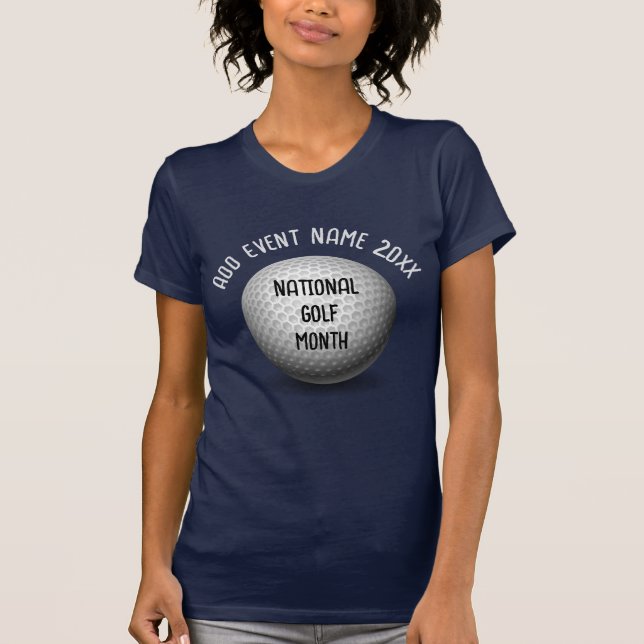 National Golf Month T-Shirt (Front)