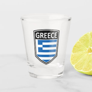 National - Greece Shot Glass