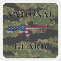 National Guard M16 Sticker Digital