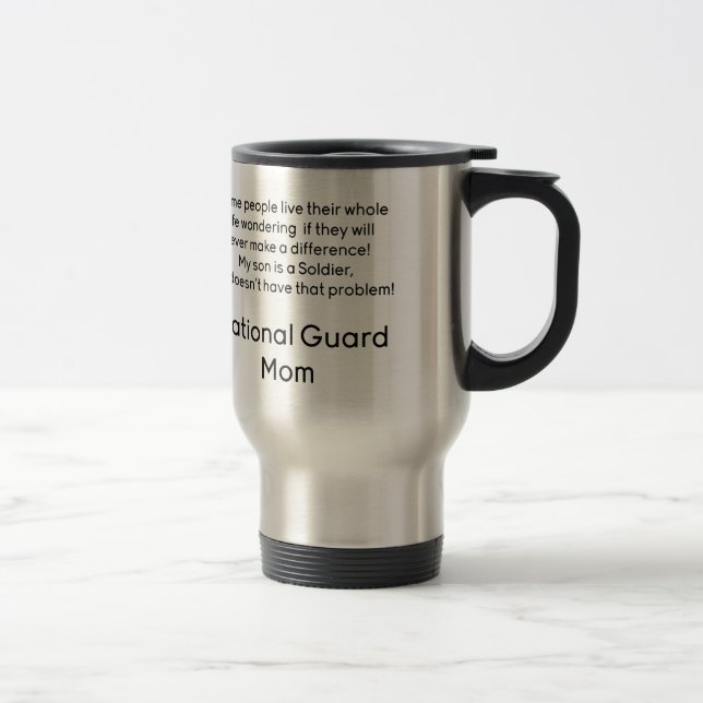 National Guard Mum No Problem Son Travel Mug (Right)