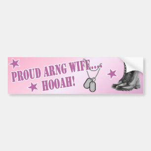 National Guard Wife Bumper Sticker