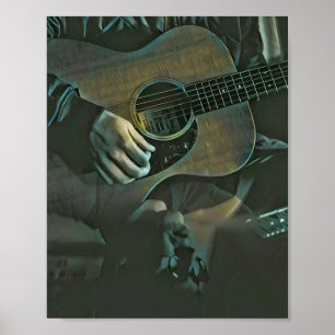 national guitar day gift poster