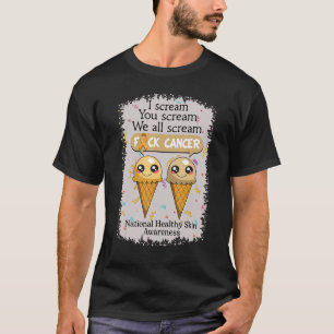 National Healthy Skin Awareness Cute Ice Creams S T-Shirt