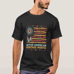 National Heritage Month Native American Flag T-Shirt
