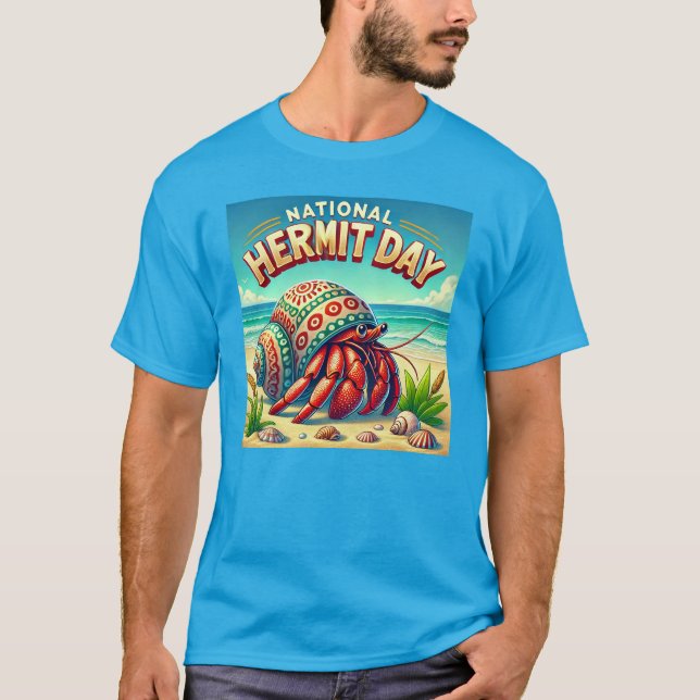 National Hermit Day T-Shirt (Front)