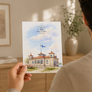 National High School, Kronoby, Finland Travel Postcard