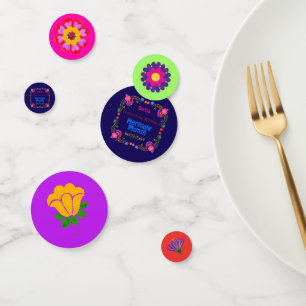 National Hispanic Heritage Birthday Colourful Flor Confetti