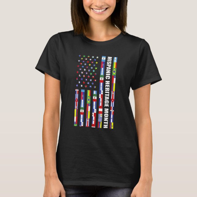 National Hispanic Heritage Month Celebration Ameri T-Shirt (Front)