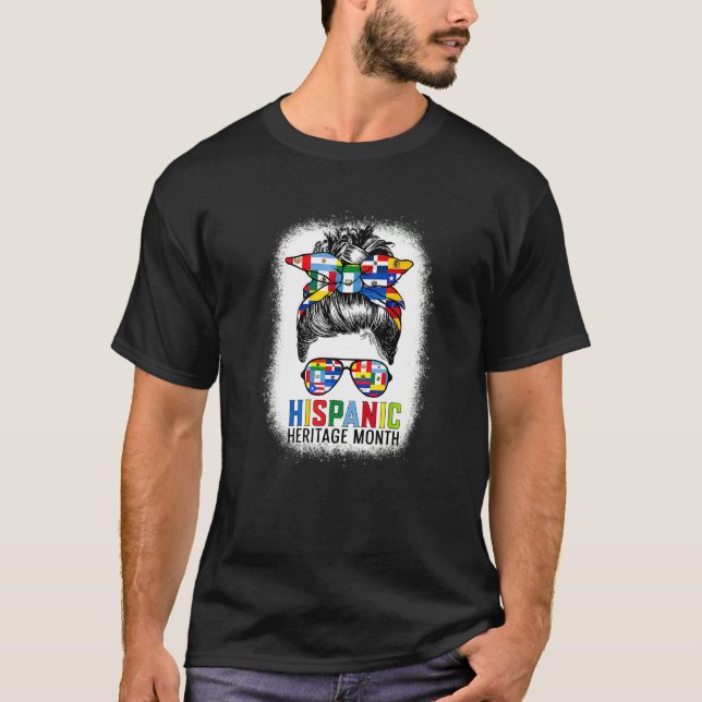 National Hispanic Heritage Month Celebration Latin T-Shirt (Front)