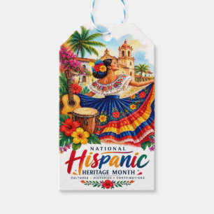 National Hispanic Heritage Month – Colourful Cultu Gift Tags