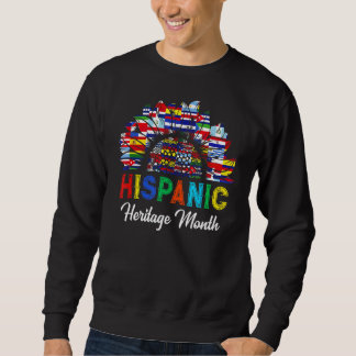 National Hispanic Heritage Month Decoration Flags Sweatshirt