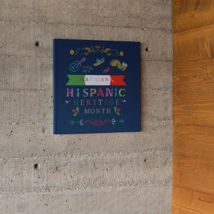 NATIONAL HISPANIC HERITAGE MONTH DESIGN POSTER