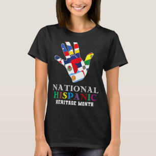 National Hispanic Heritage Month Latino Countries T-Shirt