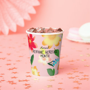 National HISPANIC HERITAGE MONTH Paper Cups