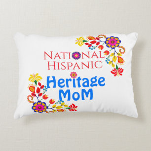 National Hispanic Heritage Month   Proud Mom Decorative Cushion