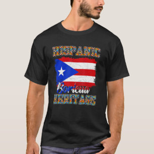 National Hispanic Heritage Month Puerto Rico T-Shirt