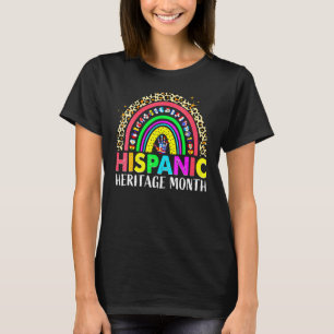 National Hispanic Heritage Month Rainbow All Count T-Shirt